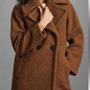 Anthropologie NVLT Long Coat – Brown – Size S - NWT